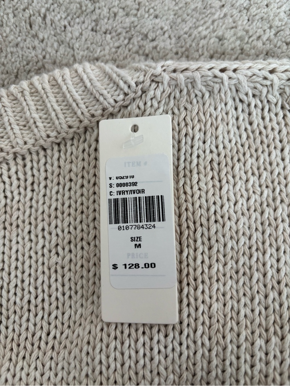 Maeve Cream Knit Sweater with Red Cherry Graphic - Picture 4 of 6